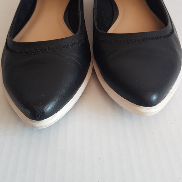 RUDSAK Reynel Black Leather Ballerina Flats - Picture 3 of 10